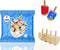 The Dreidel Company Hanukkah Wood Dreidels, Design Your Own Dreidel, DIY 1.5" Inch Unfinished Natural Wooden Chanukkah Dreidels (10-Pack)...