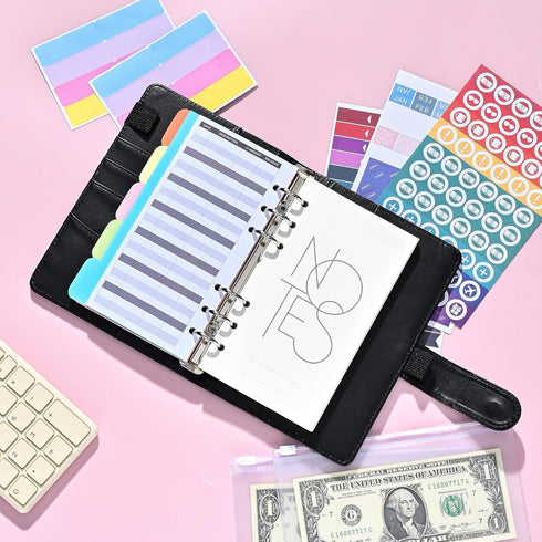 Budget Binder Set, Money Saving Binder with Spending Budget Sheet and Money envelopes for Cash, A6 Budget Binder for Budget Planner and Saving, Ma...