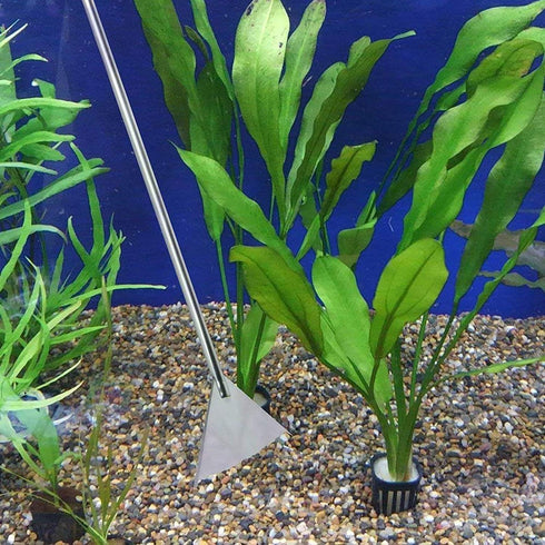 15in Aquascape Tools, 4 in 1 Long Aquarium Tweezers Scissors Spatula, Stainless Steel Aquatic Plants Aquascaping Tools Set for Fish Starter Kits, ...