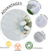 VELIMAX Frosted Window Privacy Film Non Adhesive Window Cling Removable Glass Covering Clear Water Opaque Window Film for Home Anti UV 17.7x78.7 i...