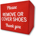 Shoe Cover Box | Disposable Shoe Bootie Holder For Realtor Listings and Open Houses, Please Remove Your Shoes Sign, Real Estate Agent Supplies...