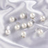 10 Sets 12mm No Sew Pearl Buttons Anti-exposure Fixed Brooches Pearl pins Removable Reusable for Clothes for Women Girl...