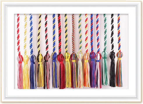 Graduation Honor Cords, 68" Long (Gold/White/Red)...