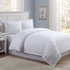 Bed Maker's Levinsohn Luxury Hotel Tailored Pillow Sham Pair, White with White Baratta Stitched Hem (2 Pack) Standard...