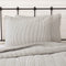 VHC Brands Hatteras Seersucker Blue Ticking Stripe Standard Sham 21x27...