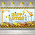 Irenare Construction Happy Birthday Backdrop Dump Truck Background Excavator Crane Birthday Party Banner Digger Excavator Truck Background Photogr...