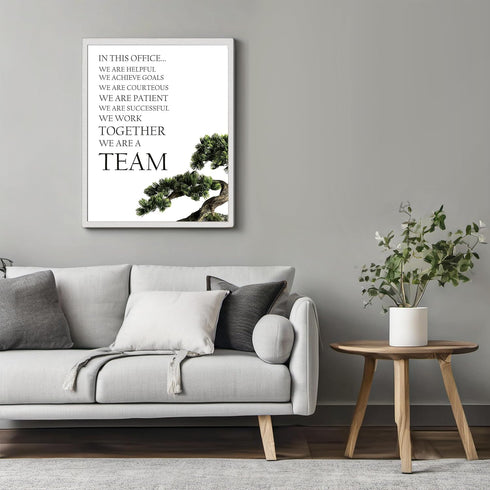 Posterizer 1 pcs-team work inspiring art-Workplace & Office Art-Quotes and Poems- Gift for Boss, Manager -Gift for Entrepreneurs-décor for office ...