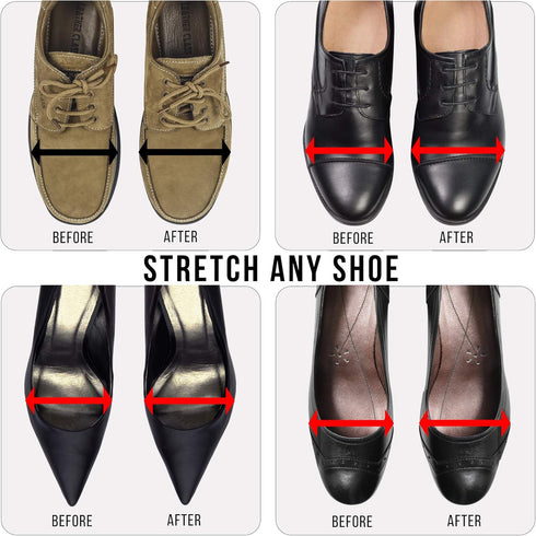FOOTMATTERS Shoe Stretch Spray – Professional Shoe Stretcher - Softener for Leather, Suede, Nubuck, Canvas – 4 oz...