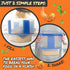 COOK'S CHOICE The Original Better Breader Bowl All-in-One Mess-Free Batter Breading Station - Pour in Seasonings, Add Meat or Veggies & Shake for ...