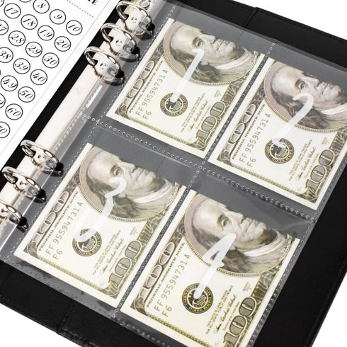 100 Envelopes Money Saving Challenge Binder, Easy and Fun Way to Save $5,050, A5 Budget Book with Cash Envelopes Kit (Envelopes Pages and Trackers...
