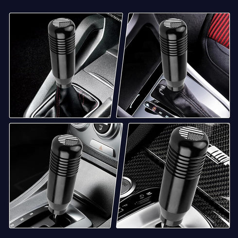 1 PC American Flag Car Shift Knobs, Comfortable Touch, Durable Metal Vehicle Shifter Decoration with Adapters, Universal Weighted Automotive Shift...