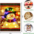 Lighted Christmas Garden Flag for Outside, Led Snowman Garden Flag, Winter Yard Flag 12x18 Double Sided for Outdoor Yard Porch Lawn Decoration...
