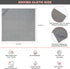 Enviro Cleaning Cloth, for Cleaning Home, car, Restaurant, bar, Hotel Office. Reusable, Absorbent, and Soft, Clean Without Leaving Traces. Grey, 1...