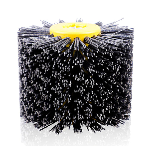 CPROSP Wire Drawing Wheel, 120 Grit Nylon Brush, Fits Restorer Tools, Abrasive Wheel for Derusting, Deburring and Cleaning Wooden Floor...