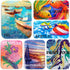 ArtSkills Stretched Canvases for Painting, 11x14 Canvas Painting Supplies for Artists, Blank Canvas Pack, 2-Pack...