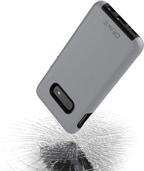 Crave Dual Guard for Samsung Galaxy S10e Case, Shockproof Protection Dual Layer Case for Samsung Galaxy S10e - Slate...