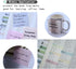 800Pcs Transparent Sticky Notes, 3"x3" Clear Sticky Notes with lined, Waterproof Translucent Sticky Note Pads for Books Annotation, Clear Post it ...