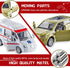 Die-cast Metal Toy Cars Set of 5, Openable Doors, Pull Back Cars Ambulance, Gift Pack for Kids (Official Car ?)...