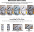 NEWCOSPLAY Super Soft Throw Blanket Grey Premium Silky Flannel Fleece Leaves Pattern Lightweight Bed Blanket All Season Use (Grey, Throw(50"x60"))...