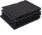 Encasa XO Cotton Kitchen Towel Set | Hand and Tea Cloth for Cleaning & Quick Drying, X-Large 28"x18" (Pack of 4) Highly Absorbent - Butcher Black...