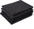 Encasa XO Cotton Kitchen Towel Set | Hand and Tea Cloth for Cleaning & Quick Drying, X-Large 28"x18" (Pack of 4) Highly Absorbent - Butcher Black...