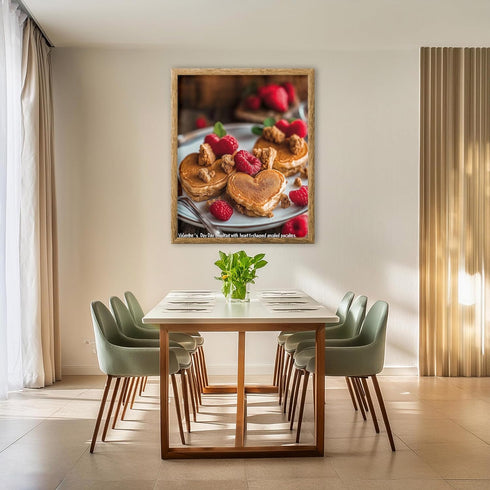 Posterizer 1 pcs-Cute Valentine’s Day breakfast poster -2-Romantic Art-Holiday Poster Collection-Gift for Couples boyfriend girlfriend Husband Wif...