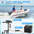 MICTUNING Trolling Motor Plug and Receptacle, 12-24V 8 AWG, Quick Connect for Marine Boat Yacht Minn Kota MotorGuide Newport, Waterproof Dustproof...