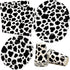 Gift Boutique 122 Pcs Cow Print Party Supplies Disposable Set Paper Plates Cup Napkin for Barnyard Cowboy Cowgirl Farm Animal Barn Birthday Baby S...