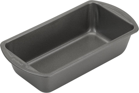 GoodCook 8" x 4" Nonstick Steel Bread Loaf Pan, Multipurpose Nonstick Bread and Meatloaf Baking Pan, Gray...