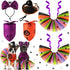 6 Pieces Pet Halloween Costume Dog Accessories includes Tulle Tutu Skirt Halloween Dog Bandana Cute Headband Wizard Hat with Spider Halloween Cost...