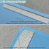 Extended Version 2 Pieces Hot Hem Ruler for Quilting,Hot Press Ruler,Non-Slip Hot Ironing Ruler,Handmade Tool for Electric Iron Home Ironing Work...