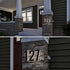5 Inch House Numbers, ABS-Polymer, Premium Quality, Backlit LED 5000K Illuminated Home Address Number, Lighted House Numbers, Modern Address Numbe...
