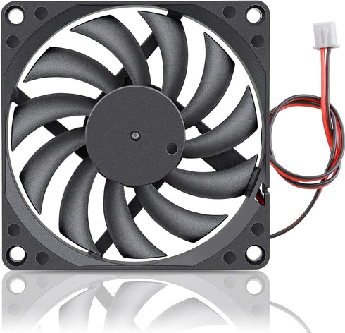 Gdstime 80mm x 80mm x 10mm DC 5V Brushless Cooling Fan 2PIN...