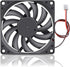Gdstime 80mm x 80mm x 10mm DC 5V Brushless Cooling Fan 2PIN...