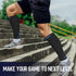 Calf Compression Sleeve for Men Women (1 Pair), Leg Support Footless Compression Socks for Running - Shin Splint Varicose Veins Swelling & Pain Re...