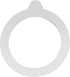 Wire Bail Rubber Jar Gaskets 3.5"(90mm), fits Bormioli Fido Jars Made in USA 6 Pieces...