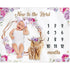 Highland Cow Baby Monthly Milestone 40 x 50'' Blanket Scotland Cow Flower Prop Blanket for Baby Girl Highland Cow Baby Blankets Newborn Infant Swa...