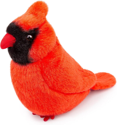 Red Cardinal Bird Plush Toy - Realistic Northern Cardinal Stuffed Animals 6inch, Soft Plush Cardinal Animal Dolls, Cute Little Red Cardinal Plush ...