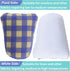MOLIGOU Tailors Ham, Pressing Tool for Ironing, Sewing Ham for Dart, Sleeve, Curved Seam (Blue and Yellow Plaid)...