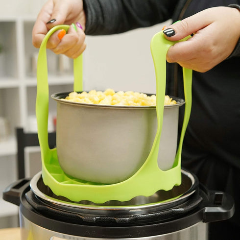 Pressure Cooker Sling – Silicone Tool for Eggs, Hot Pots, and Bakeware, Compatible with Instant Pot, Foldable & Easy to Clean, 2 Pack...