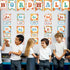 gisgfim Word Wall Classroom Bulletin Board Set Classroom Alphabet Letters for Wall Alphabet Classroom Decoration Supplies for Home Preschool Prima...