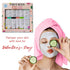 FREEMAN Face Mask Gift Set, Valentine's Day Gift, Limited Edition 12 Days of Glow Facial Mask Kit, Beauty Skincare Facial Treatment Face Masks, Tr...