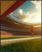 Posterizer 1 pcs-Poster of a packed stadium under a beautiful sunset 3-Sports & Hobby Art Gifts for sports fans Decor for Home & Office- unframed ...