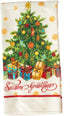 Christmas Tree Design 5 Pc Christmas Kitchen Linen Set...