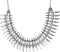 Silver Plated Oxidised Metal Choker Boho Gypsy Indian Necklace Jewelry for Girls and Women...