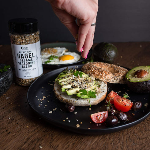 Everything Bagel Seasoning Blend Original XL 10 Ounce Jar. Delicious Blend of Sea Salt and Spices Dried Minced Garlic & Onion Flakes. Bagel Allspi...