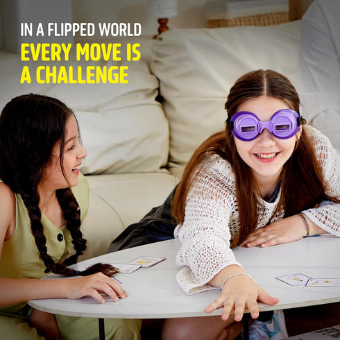 FlipSight Upside Down Goggles Challenge Family Game for Kids and Adults - Fun Kids Games for Boys & Girls 8-12 - Funny Game Night - Gifts for 9 Ye...