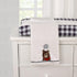 NoJo Into The Wilderness Navy and White Check Super Soft Changing Pad Cover...