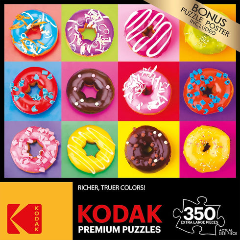 RoseArt - Kodak Premium - I Love Donuts - 350 Piece Jigsaw Puzzle for Adults...