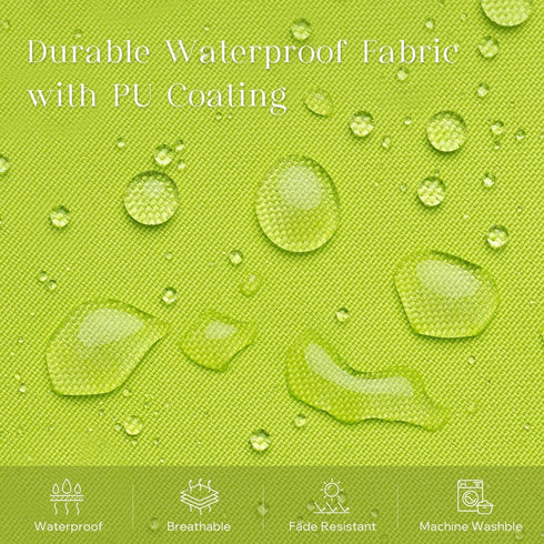 Phantoscope Pack of 2 Outdoor Waterproof Throw Pillow Covers with Contrast Piping, Decorative Square Cushion Case Patio Pillows for Couch Tent Sun...
